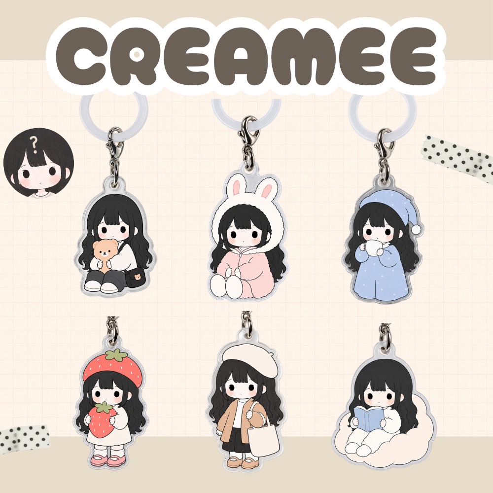 Creamee Daily Marker 1 Random Keyring